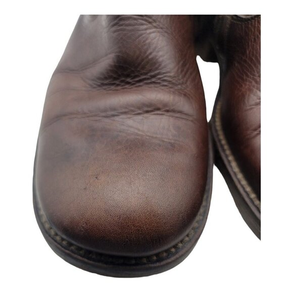 Bullboxer Shoes Men Size 8 Brown Leather Boots Casual Party Outdoors Western main image 12